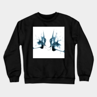 Abstract hand painted watercolor Crewneck Sweatshirt